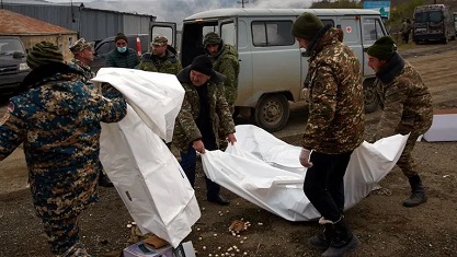 Azerbaijan dan Armenia Lakukan Pertukaran Jenazah Tentara Yang Tewas di Sekitar Kota Shusha